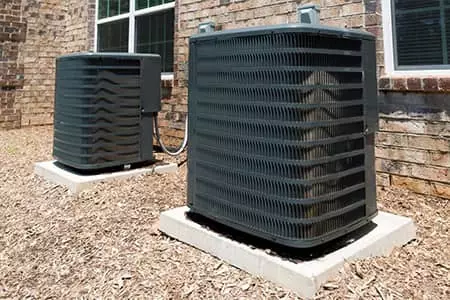 Two air conditioning units that were replaced.